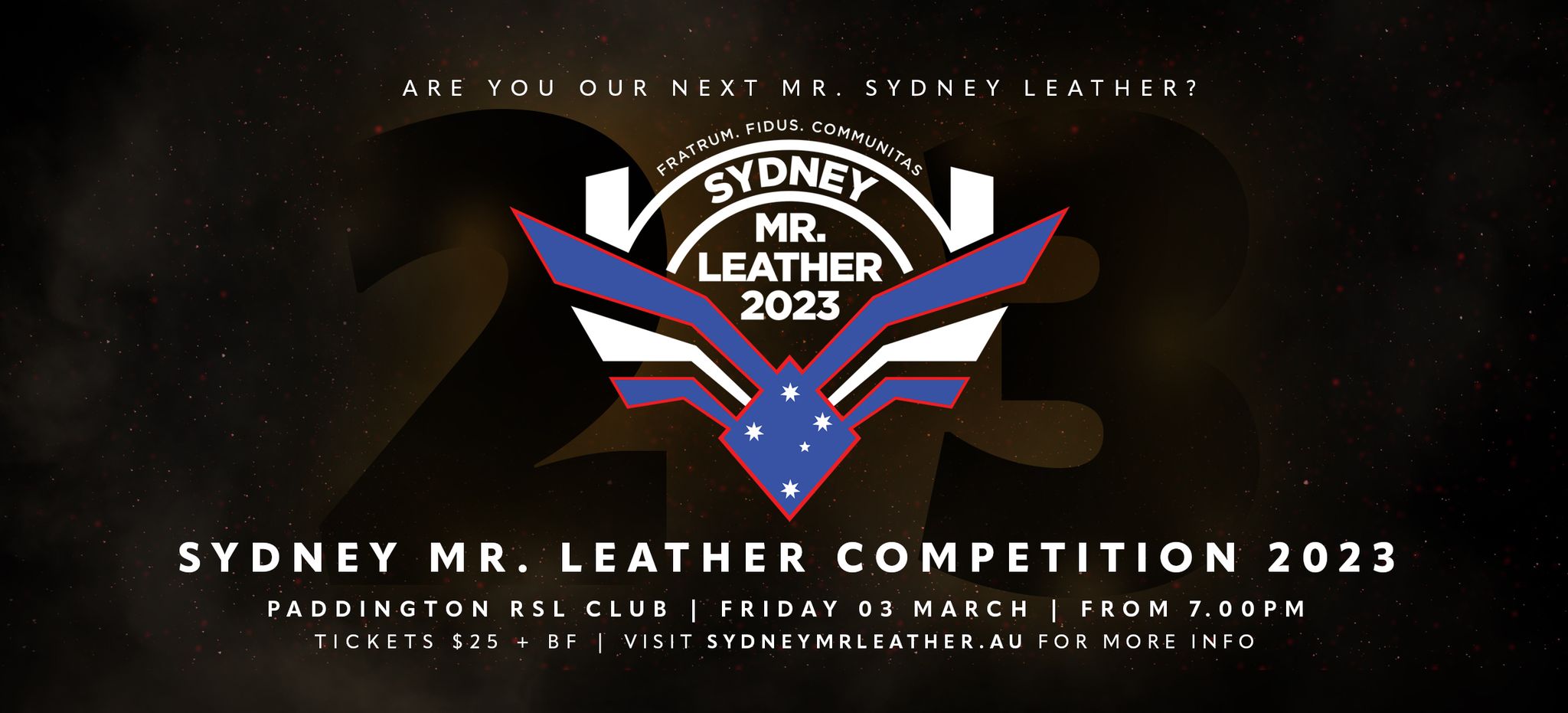 Sydney Mr. Leather Competition 2023 - Sydney Leathermen (SLM)